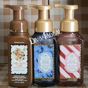New! 3X Bath Body Works CHRISTMAS 2025 8.75 FL OZ Foaming Hand Soap Bundle